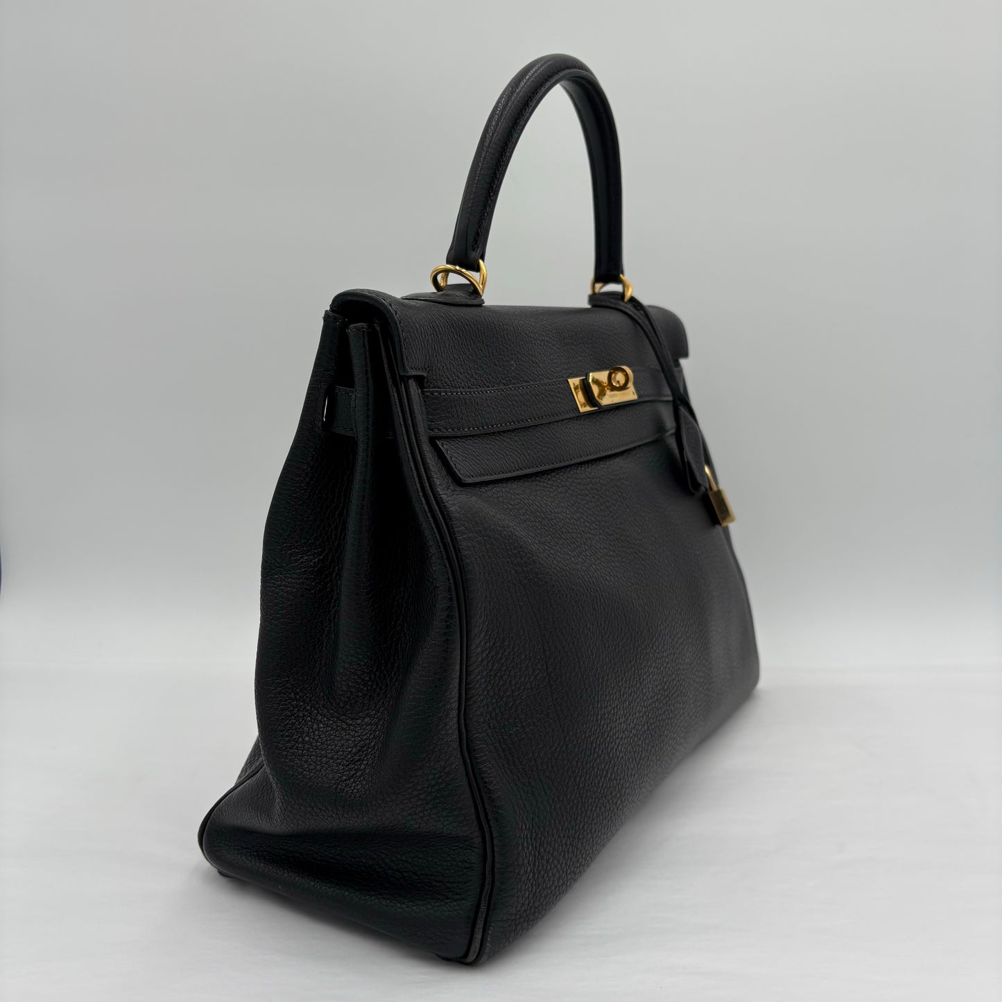 2001 Hermès Retourne Kelly Taurillon Clemence Leather
