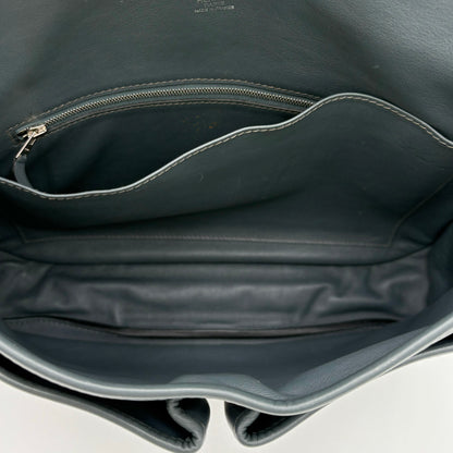 Hermes Leather Barda Messenger Bag