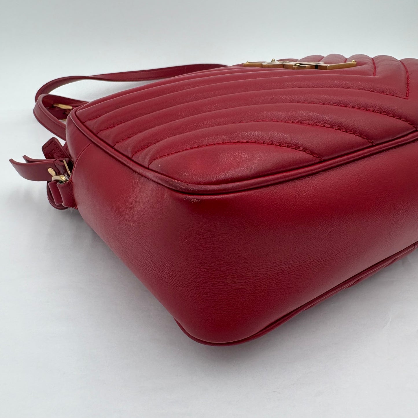 YSL Saint Laurent Lou Chevron Camera Bag