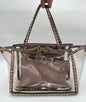 Valentino Rockstud Flat Pouch-Blush Taupe : Large