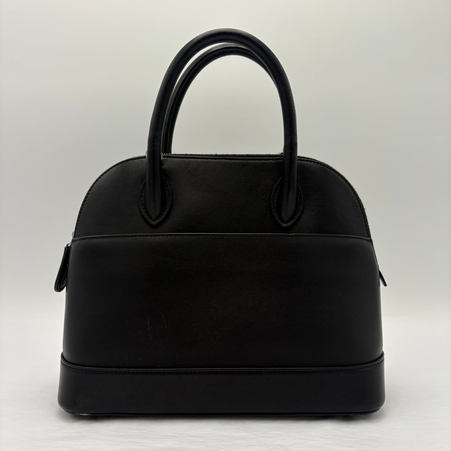 Balenciaga Calfskin Leather Ville Satchel Bag