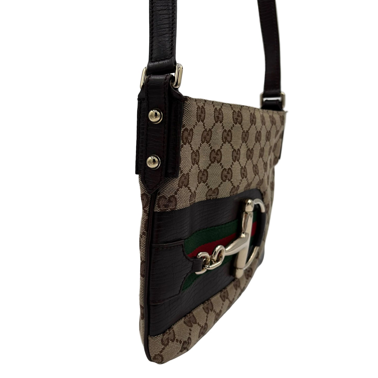 Gucci Horsebit Monogram Crossbody