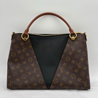 2020 Louis Vuitton V Tote Monogram/Leather 2 Way Tote