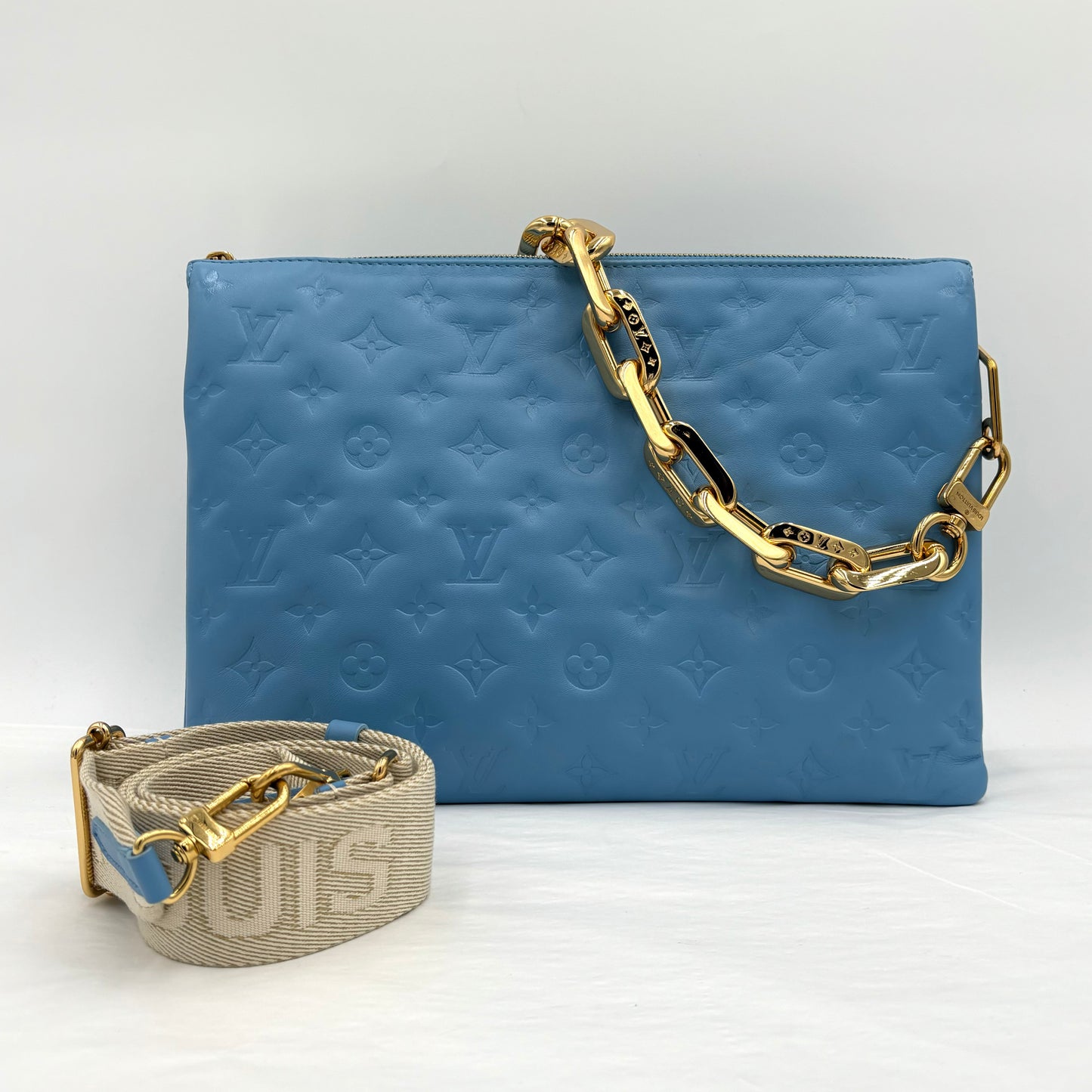 Chipped Louis Vuitton Coussin MM