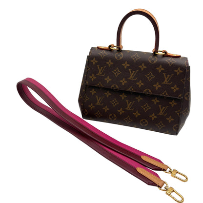 2017 Louis Vuitton Cluny With Leather Strap