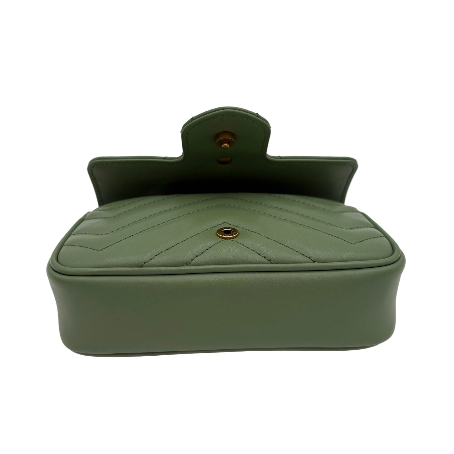 Gucci Marmont Super Mini Sage Green