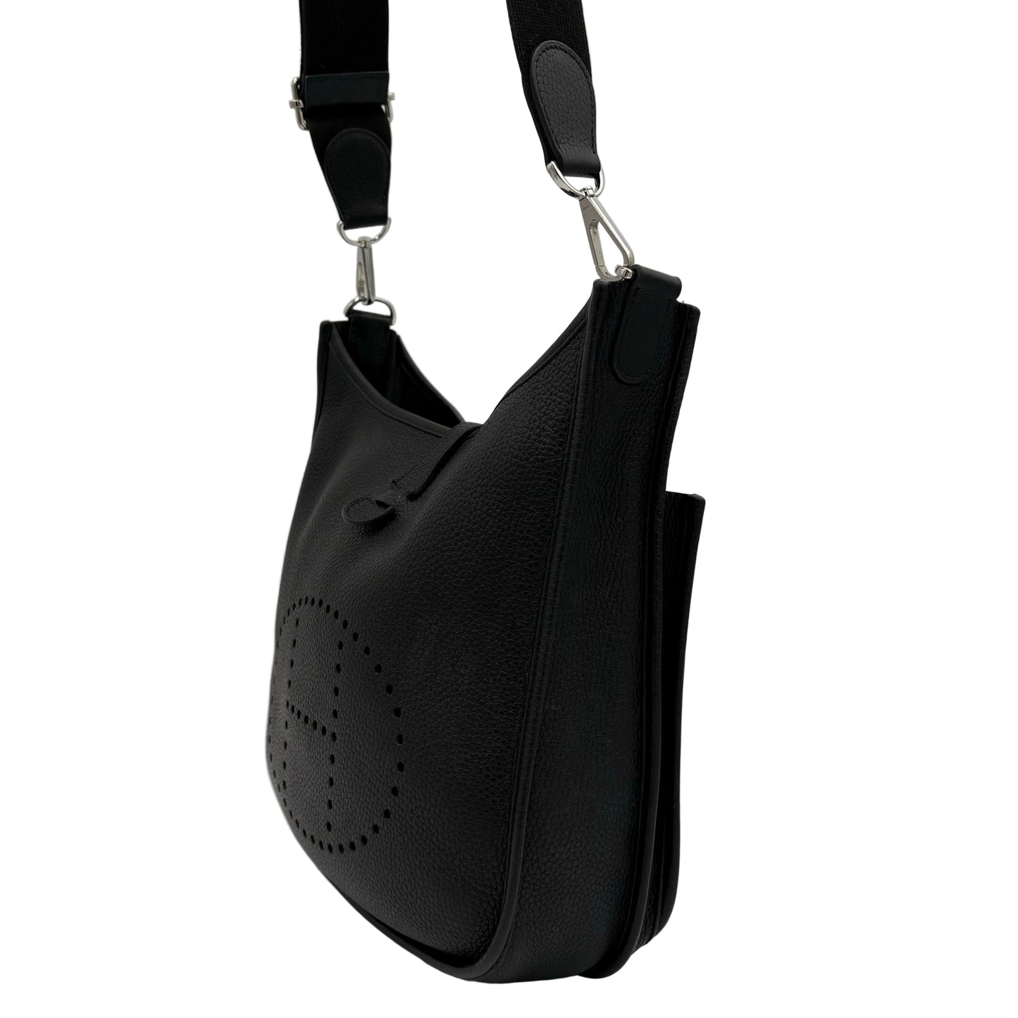 Hermes Black Clemence Eveylne PM