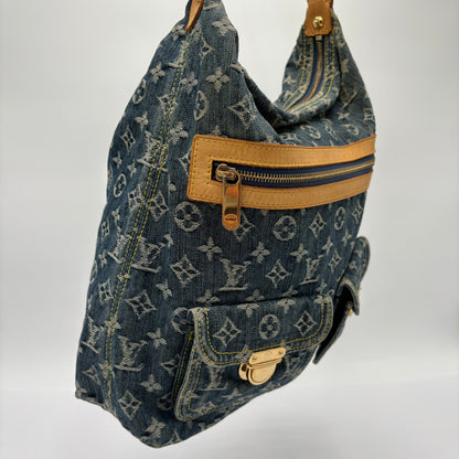 2006 Louis Vuitton Baggy Handbag Denim GM