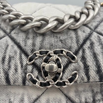2023 Chanel Washed Denim Medium Chanel 19 Flap