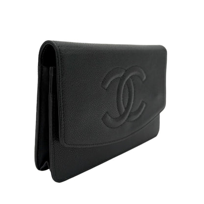 2008 Chanel Caviar Timeless Wallet On Chain