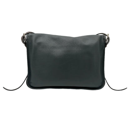 Hermes Leather Barda Messenger Bag
