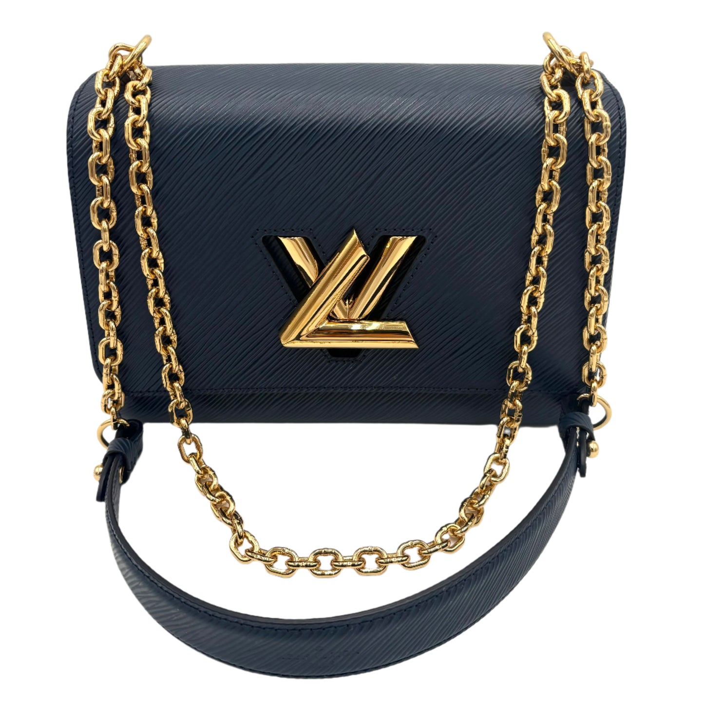 Louis Vuitton Epi Leather Twist Chipped-Navy : MM