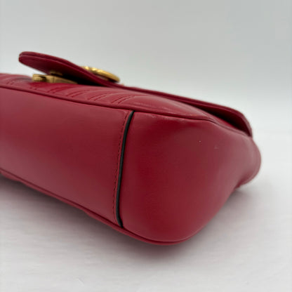 Gucci Small Red Marmomt Flap