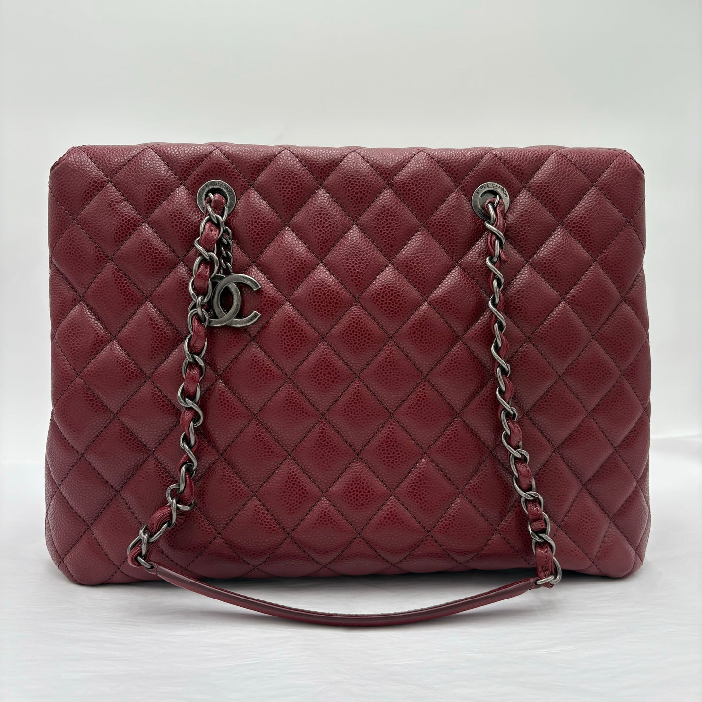 2015-16 Chanel Quilted City Shopping Tote