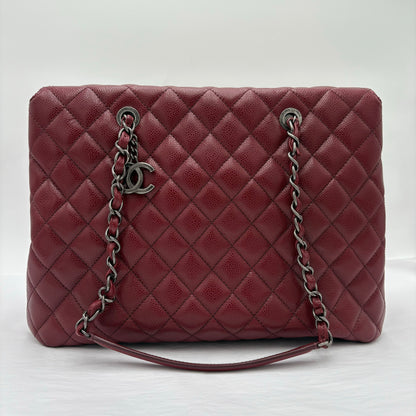 2015-16 Chanel Quilted City Shopping Tote