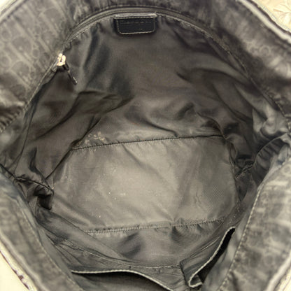 Christian Dior Patent Embossed Stitch Tote