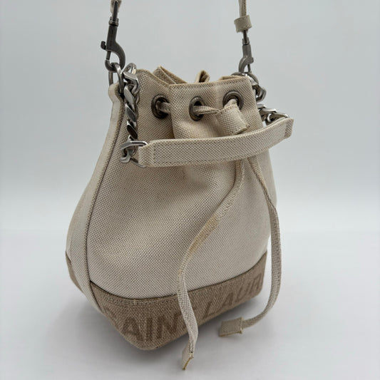 2022 Saint Laurent Canvas Mini Bucket