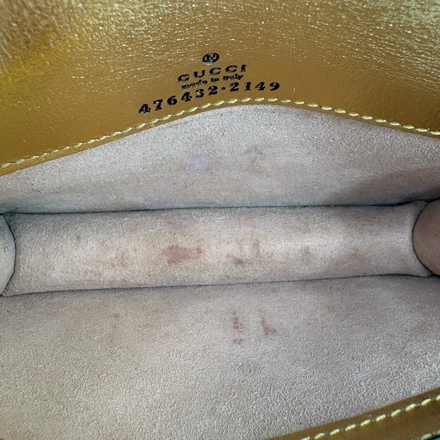 Gucci Super Mini Gold Dionysus Purse