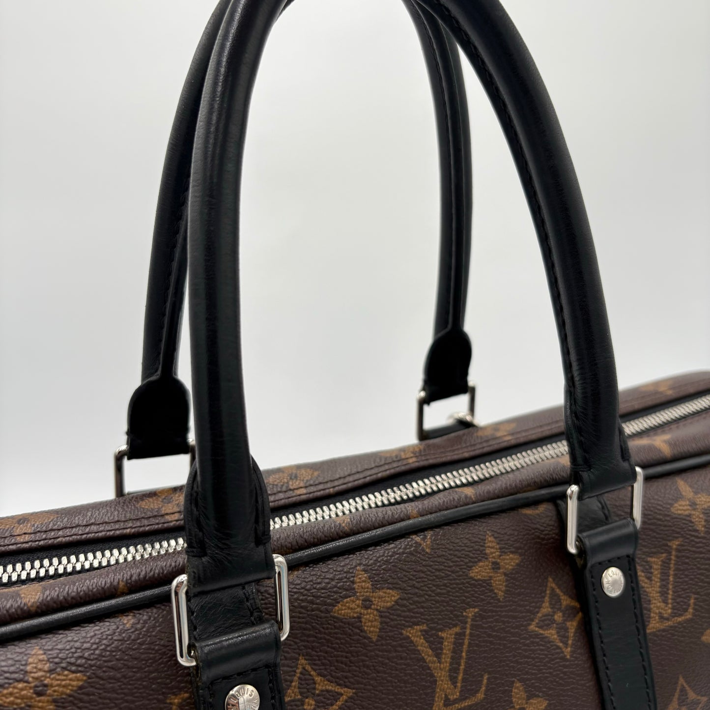 2011 Louis Vuitton Macassar Porte Documents Business Bag