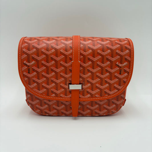 Goyard Goyardine Belvedere II Orange Messenger