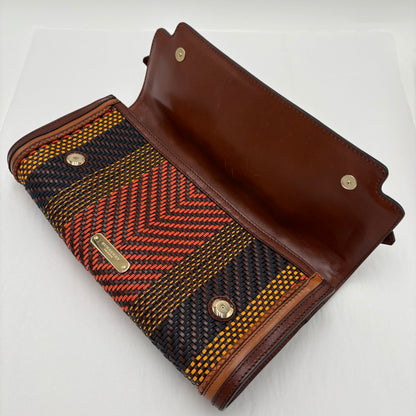 Burberry Prorsum Woven Margot Clutch