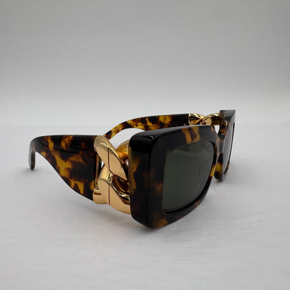 Stella McCartney Tortoise SC400461 Falabella Rectangular Sunglasses