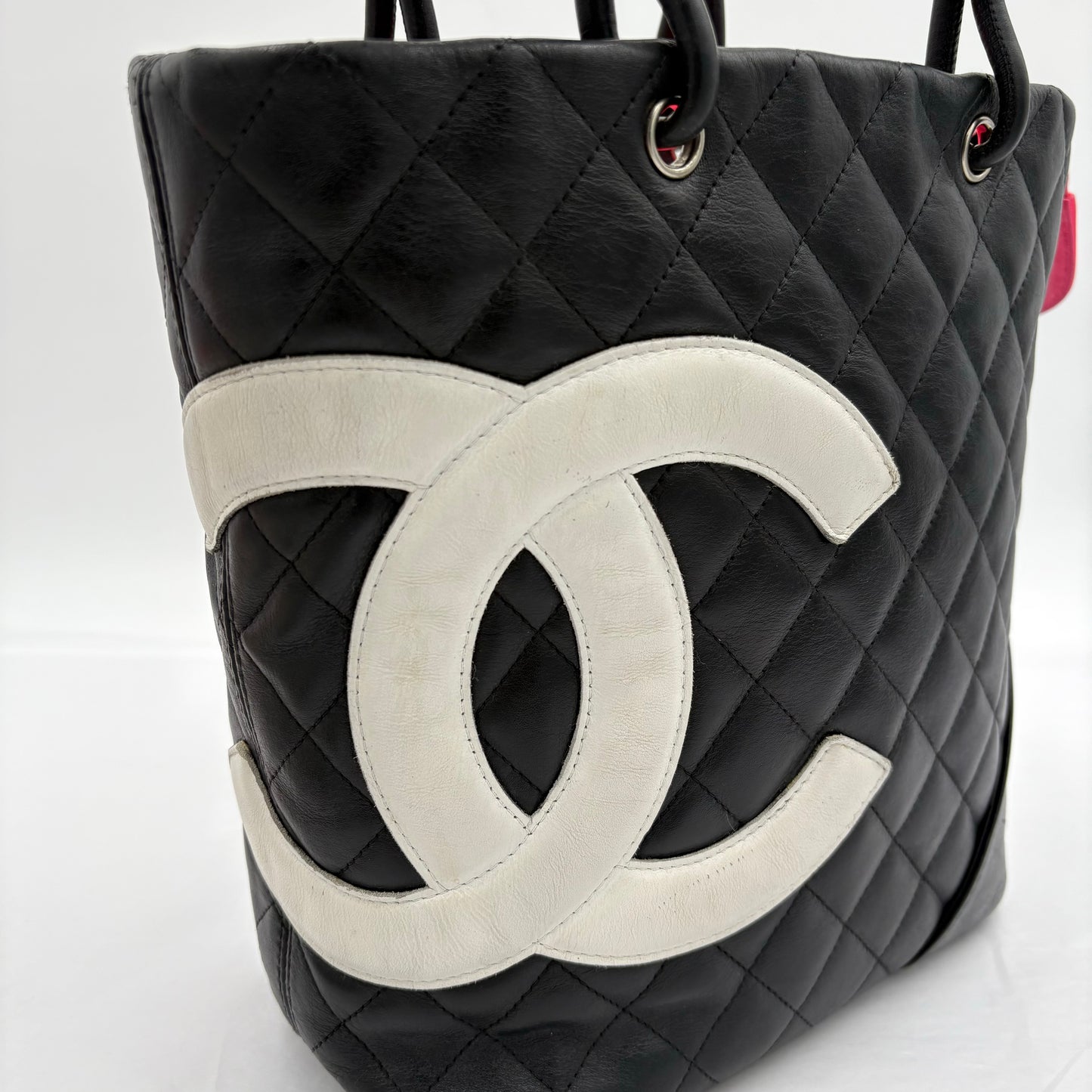 Chanel Black/White Cambon Medium Tote