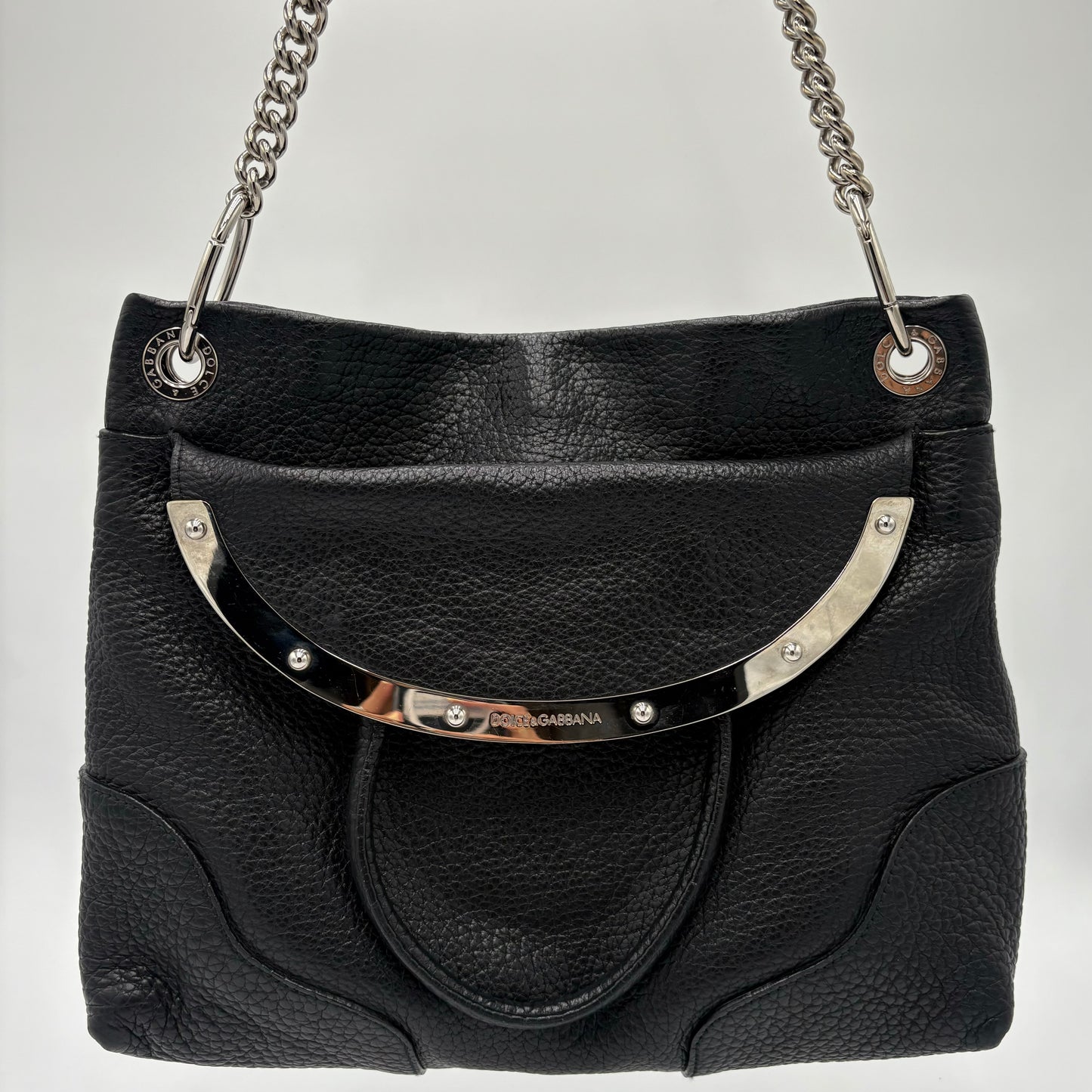 Dolce & Gabbana Miss Camp Leather Bag