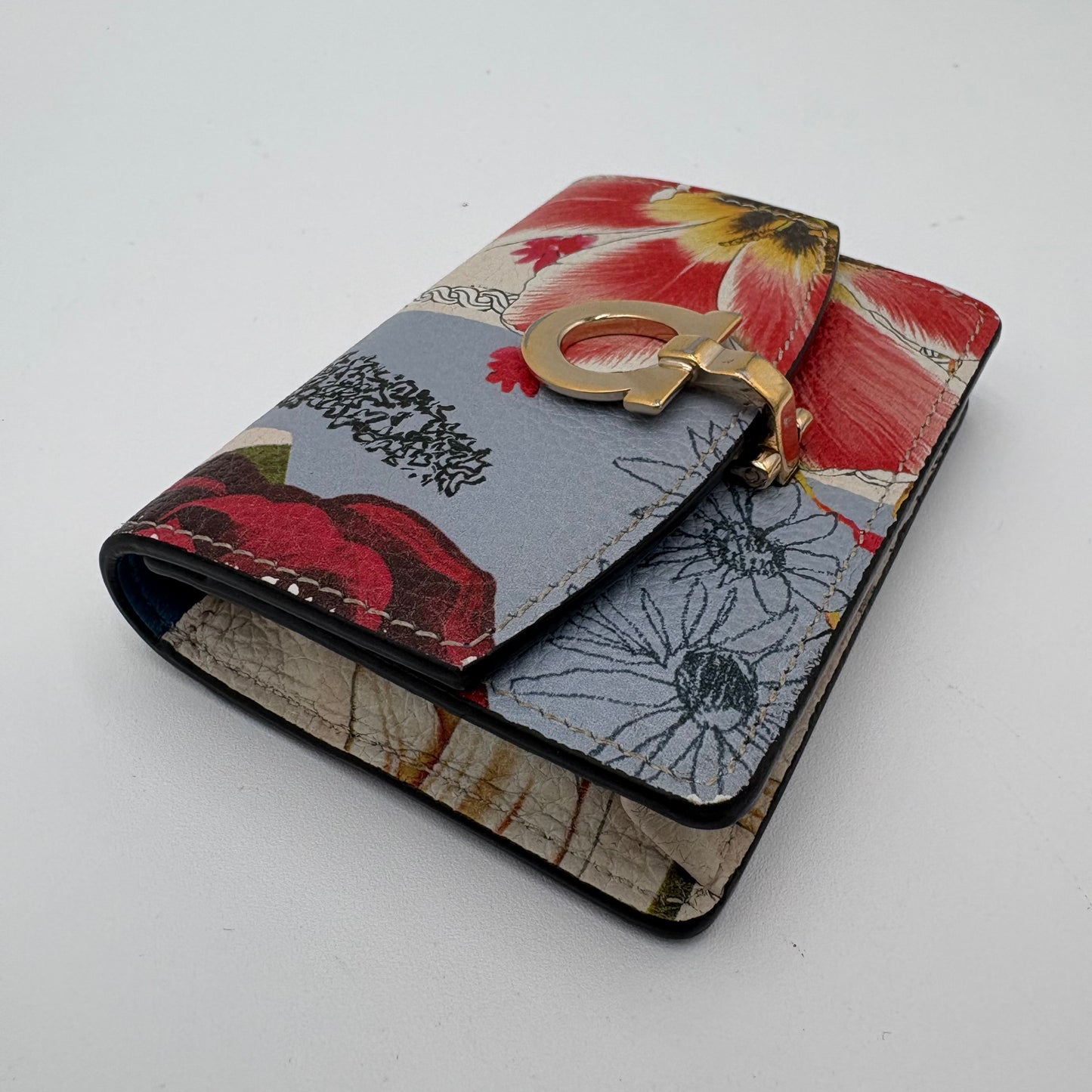 Ferragamo Gancini Key and Card Case