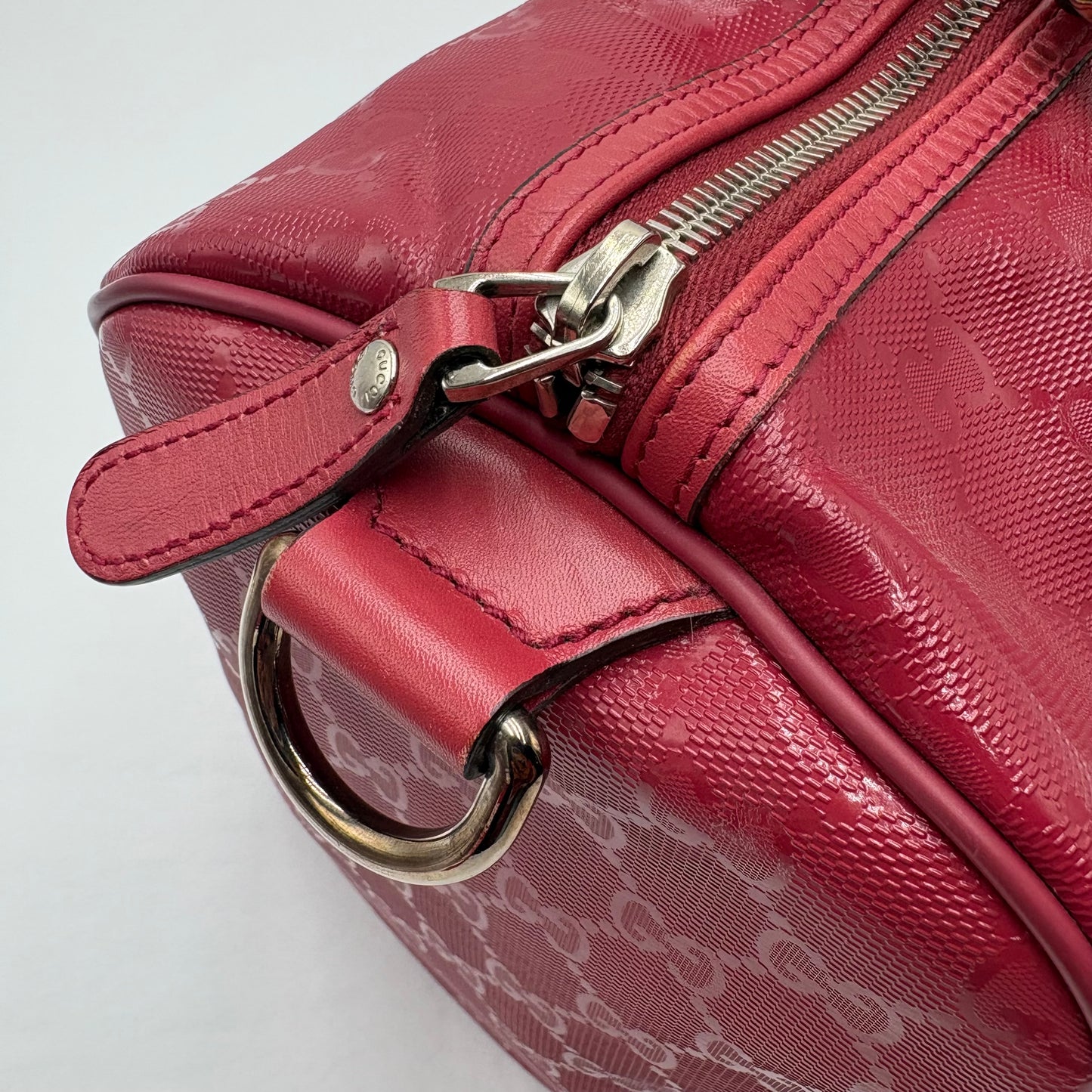 Gucci Joy Boston Bag GG Coated Canvas