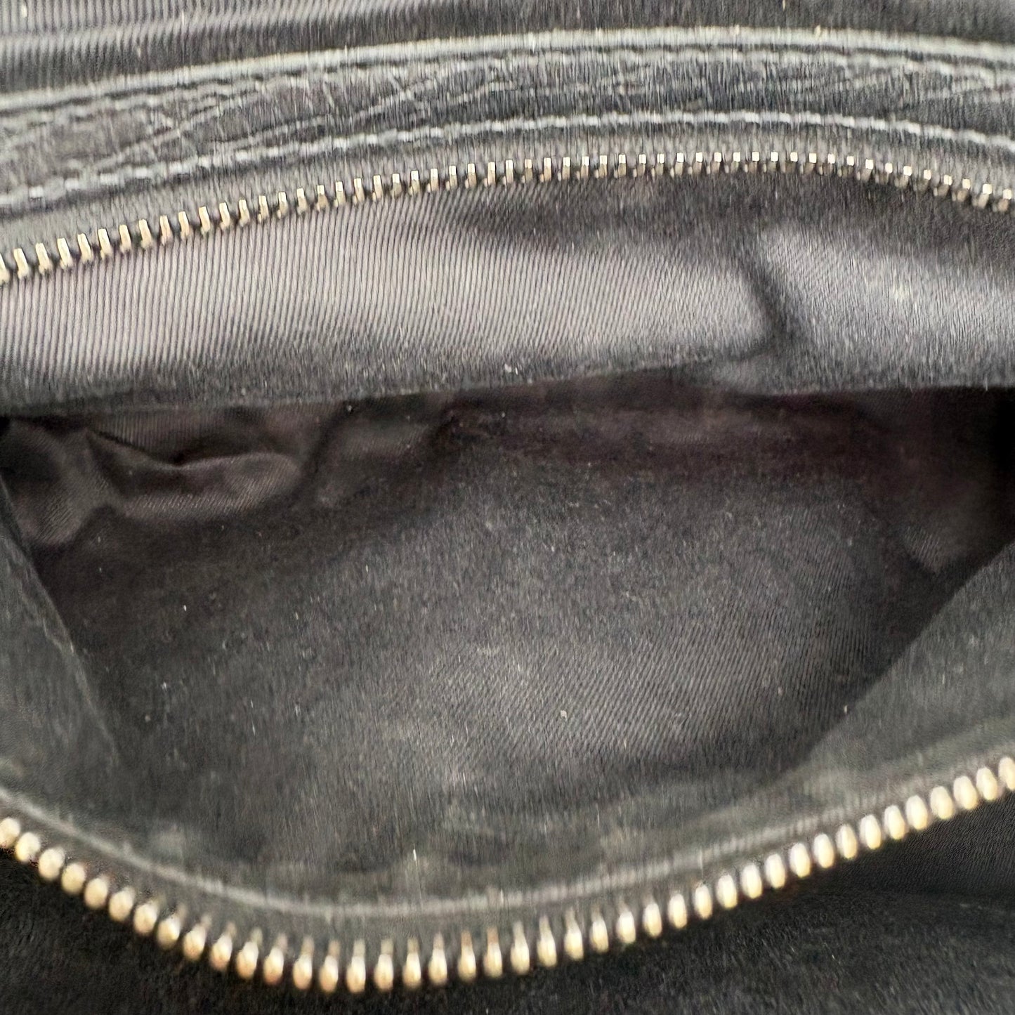 Gucci GG Bamboo Leather/Canvas Bullet Bag