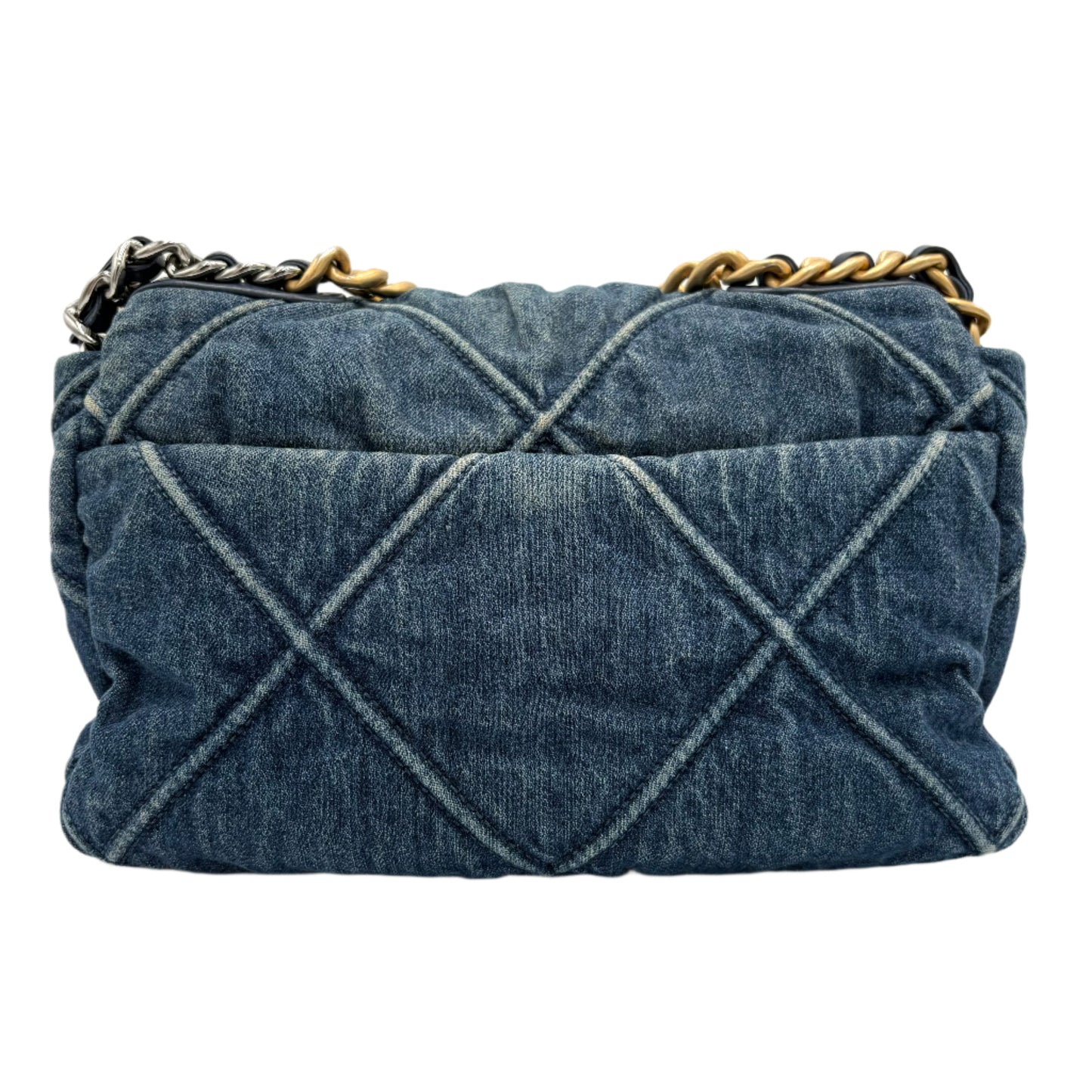 2020 Chanel Quilted Denim 19 Bag