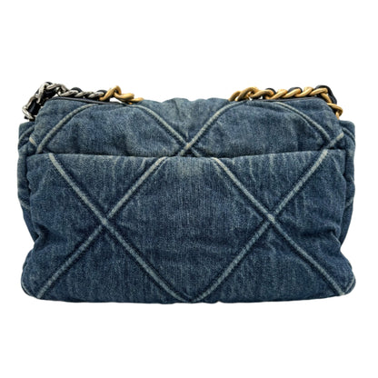 2020 Chanel Quilted Denim 19 Bag