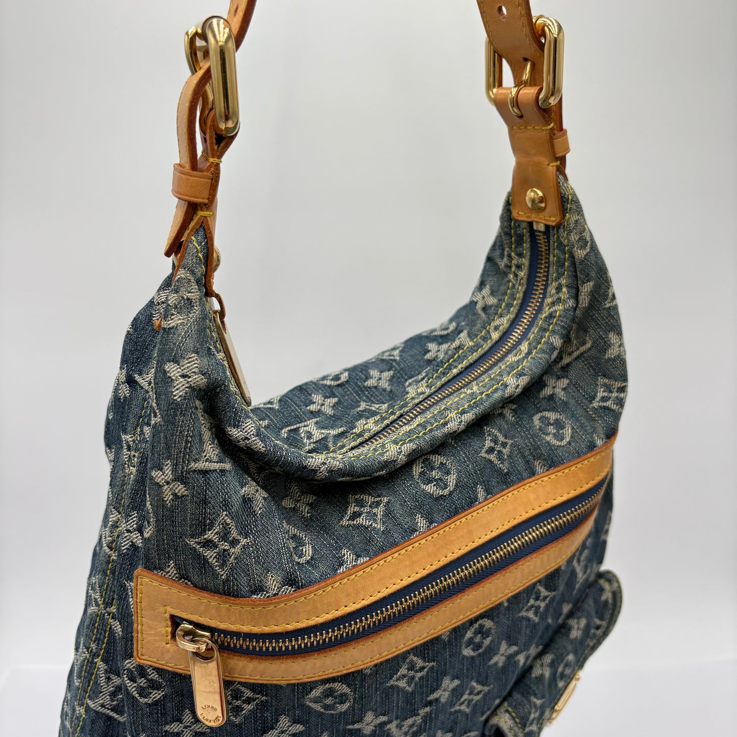 2006 Louis Vuitton Baggy Handbag Denim GM