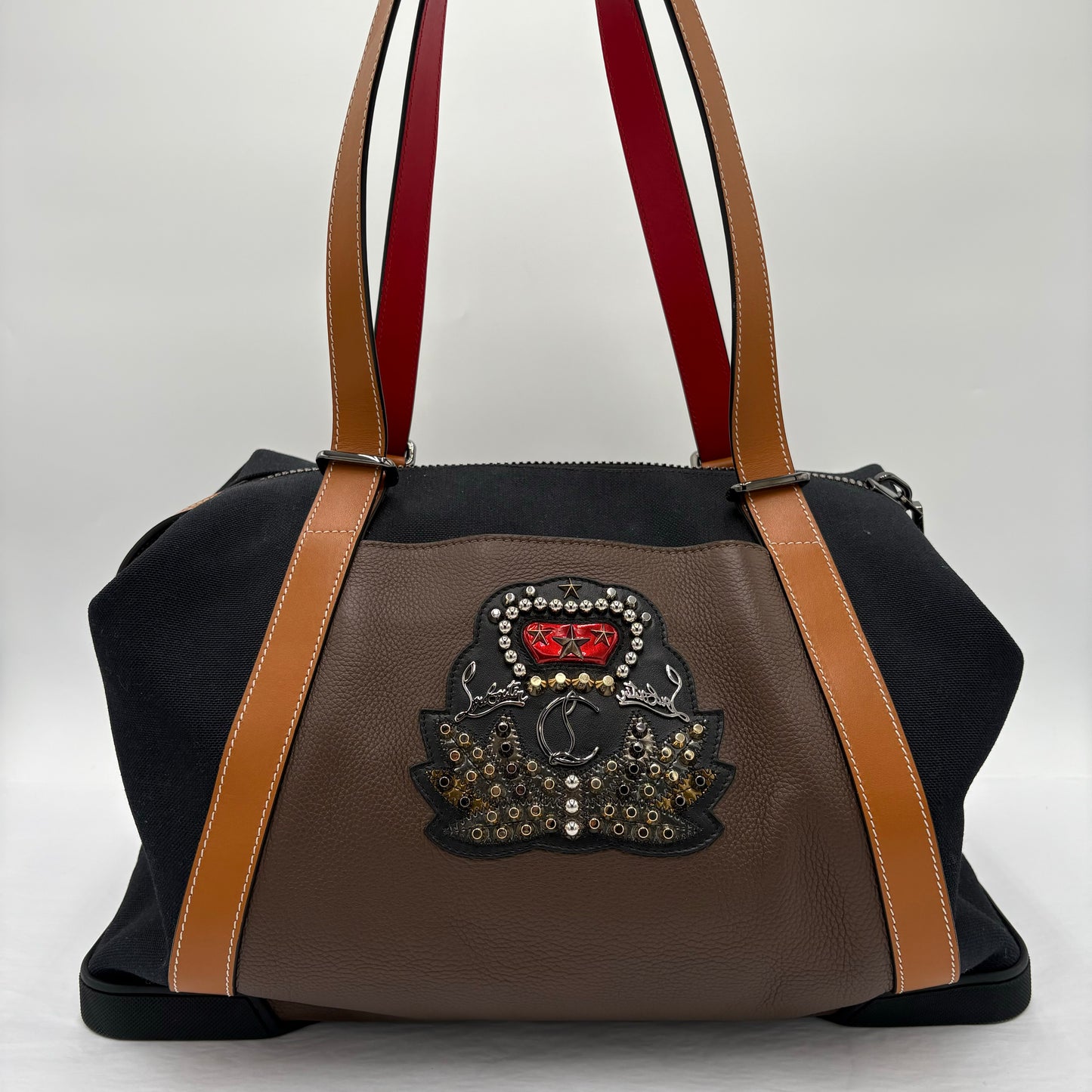 Christian Louboutin Bagdamon Black Canvas