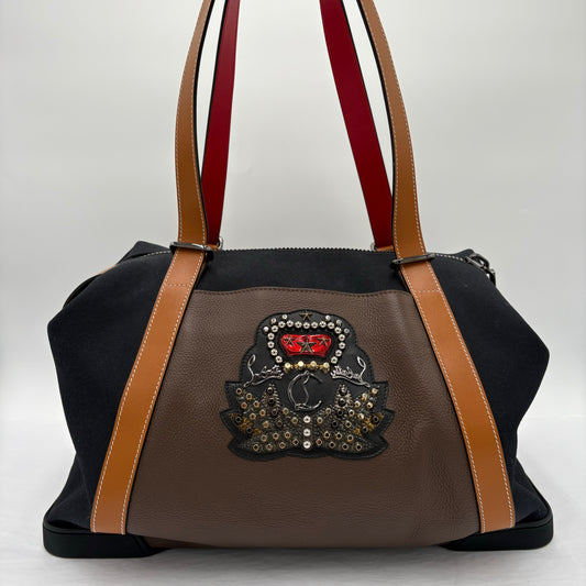 Christian Louboutin Bagdamon Black Canvas