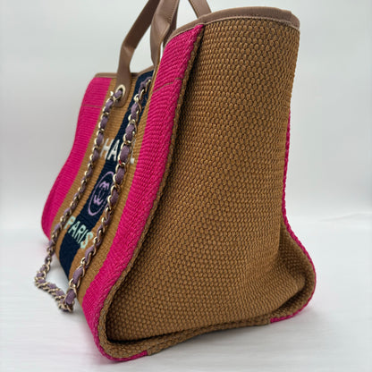 2019 Chanel Medium Raffia Deauville