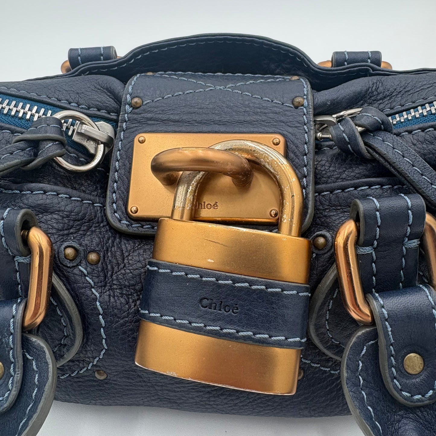 Chloe Paddington Leather Top Handle Handbag