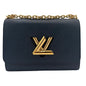 Louis Vuitton Epi Leather Twist Chipped-Navy : MM