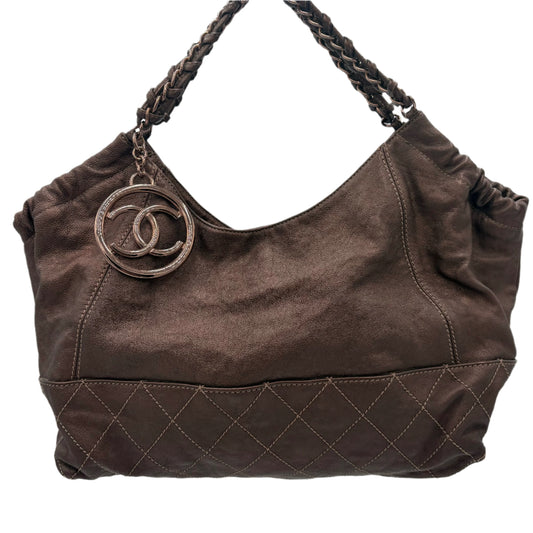 2007 Chanel Coco Cabas Brown Tote