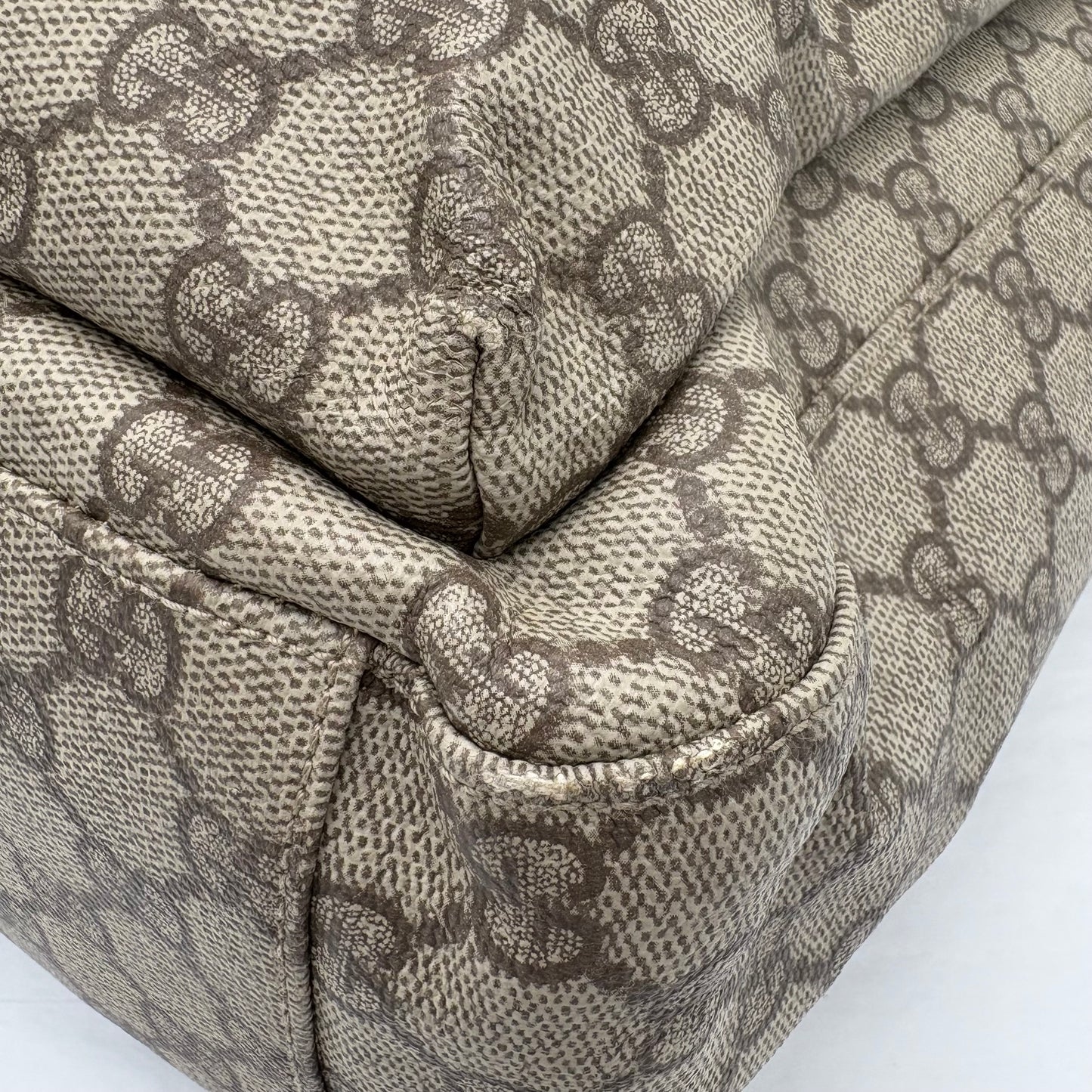 Gucci Double Pocket Canvas Tote
