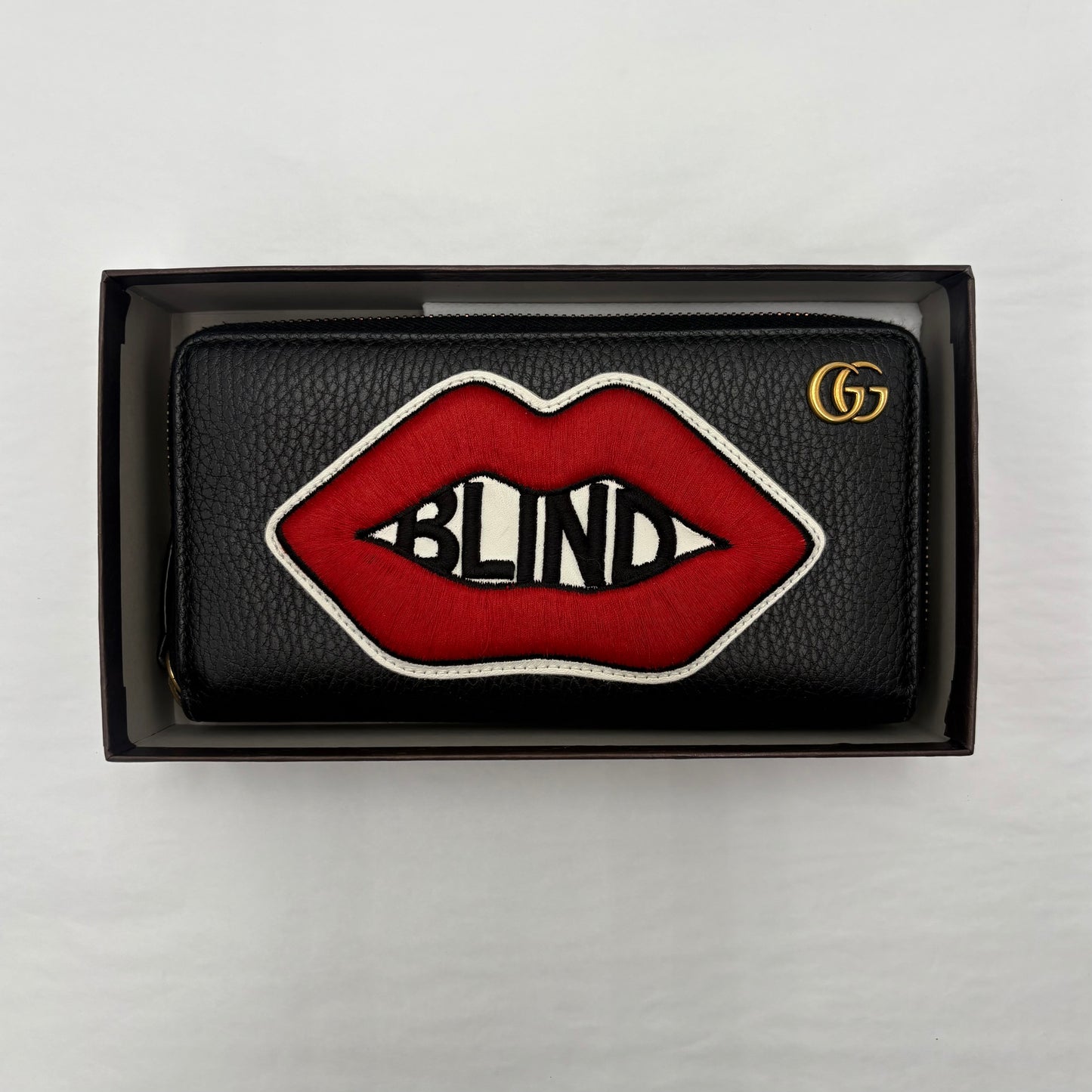 Gucci Blind For Love Zip Wallet