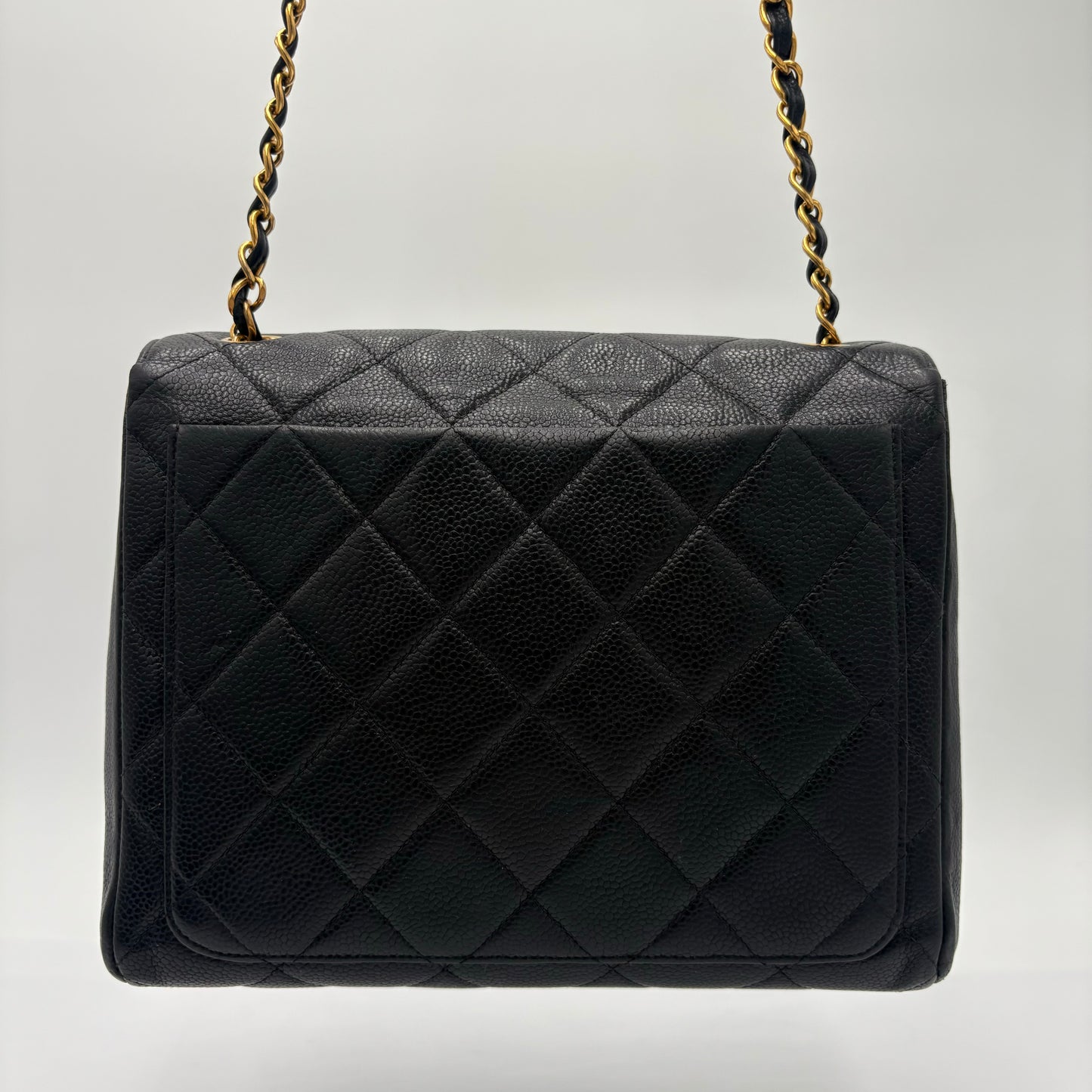 1994-96 Chanel Quilted Caviar Single Flap