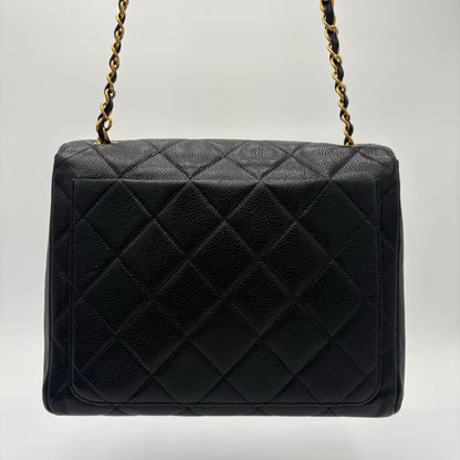 1994-96 Chanel Quilted Caviar Single Flap
