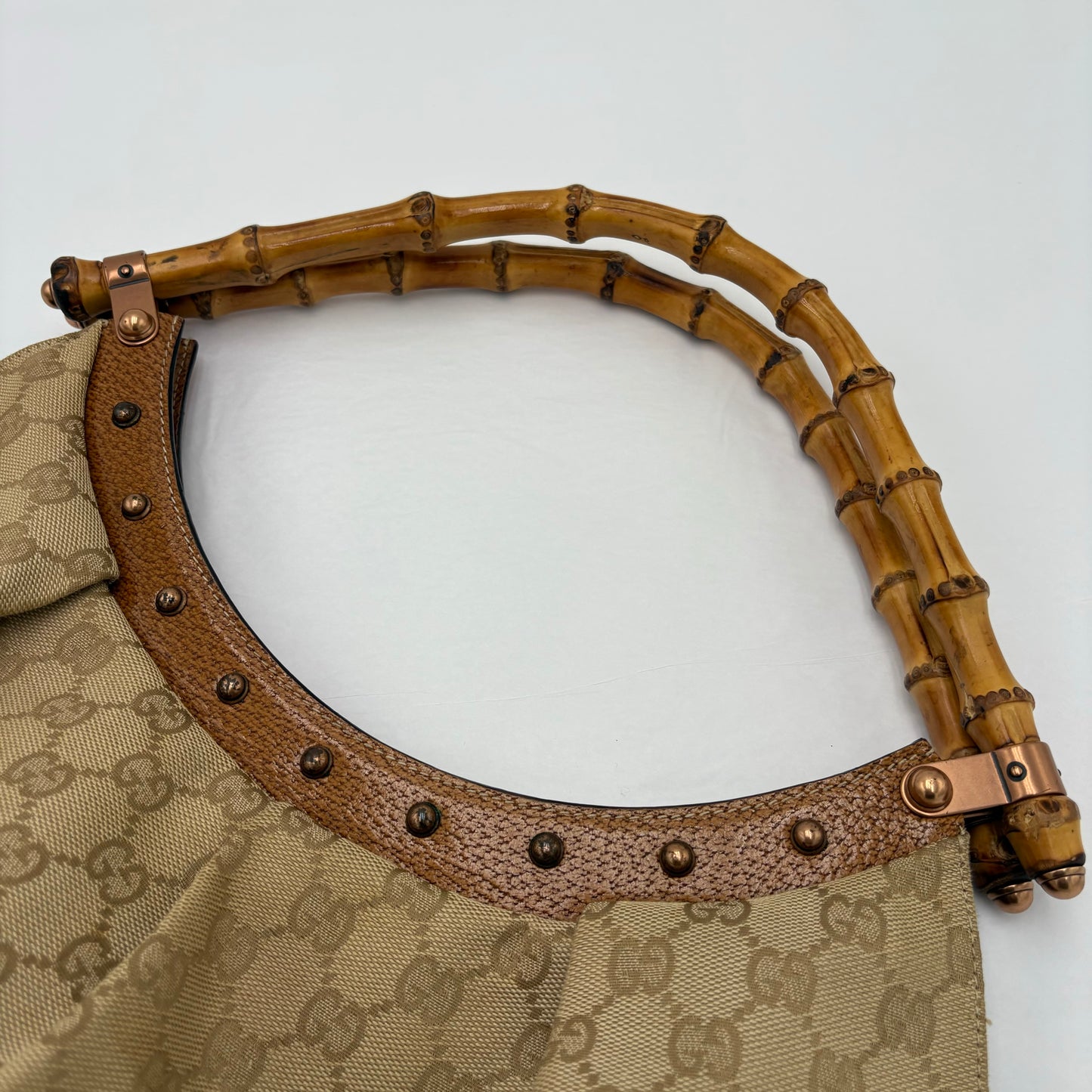 2004/05 Gucci Studded Bamboo Top Handle Hobo