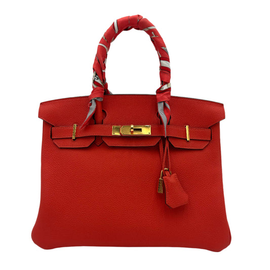 2017 Hermes Birkin 30 Togo Leather Gold Hardware