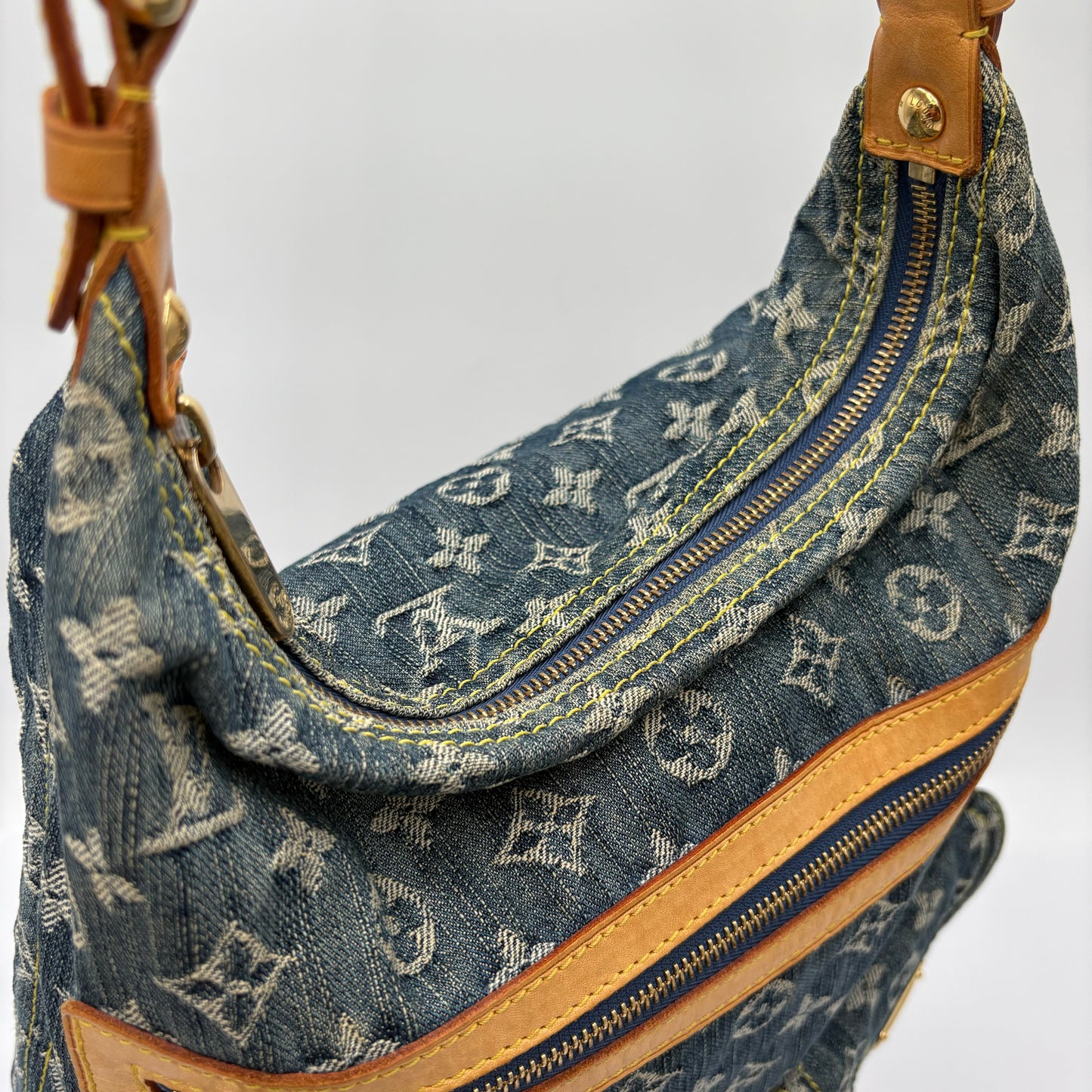 2006 Louis Vuitton Baggy Handbag Denim GM