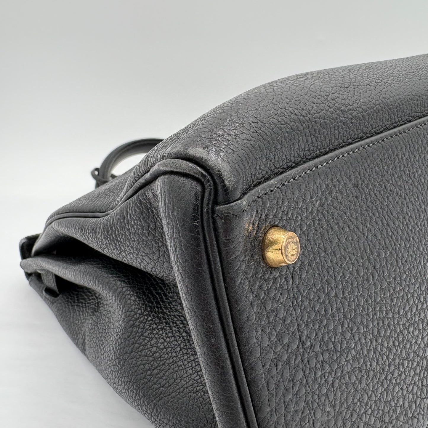 2001 Hermès Retourne Kelly Taurillon Clemence Leather