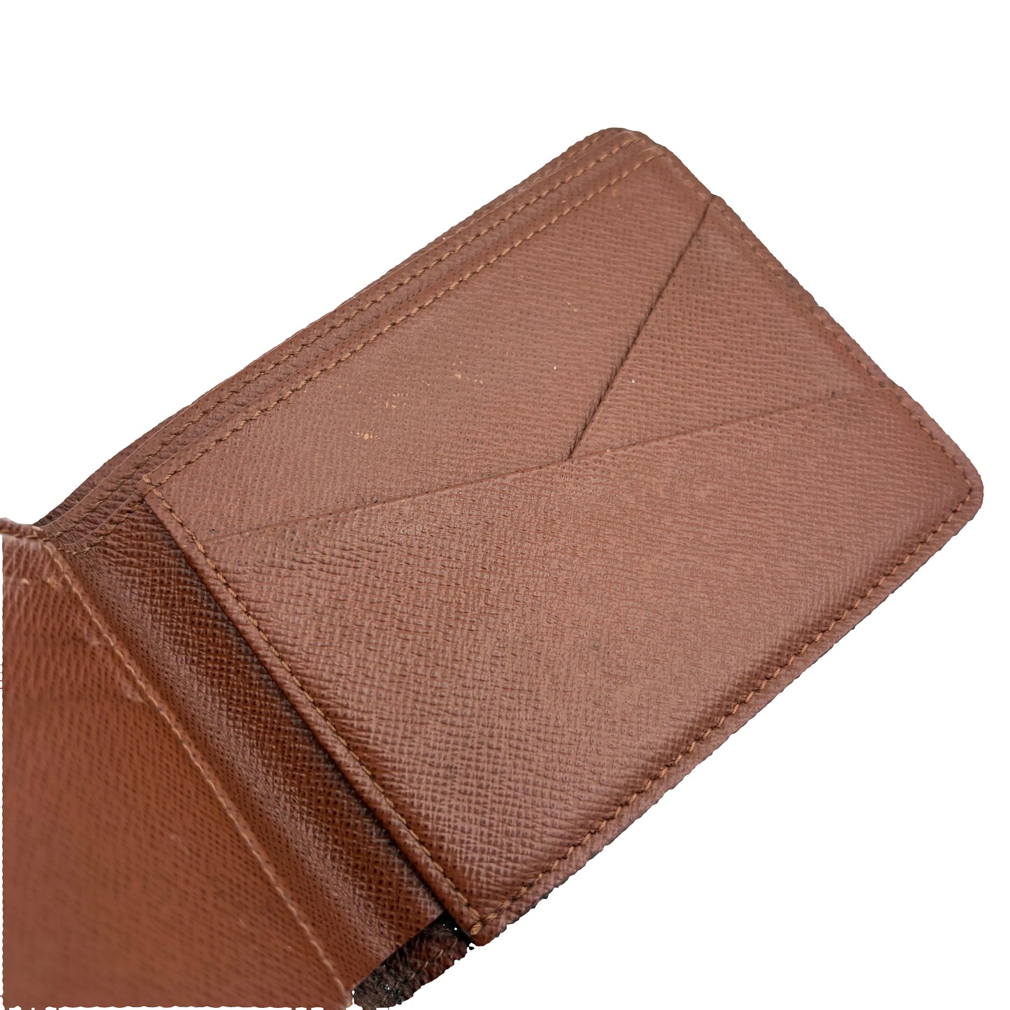 Chipped Louis Vuitton Monogram Multiple Wallet