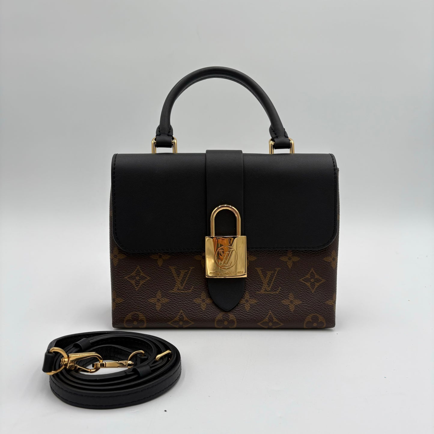Chipped Louis Vuitton Monogram Locky 2 Way Bag